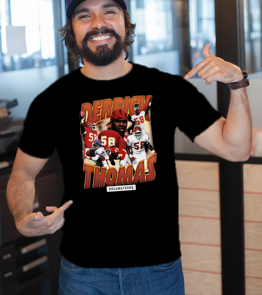 Derrick Thomas Dreamathon Football Legends 58 T-Shirt