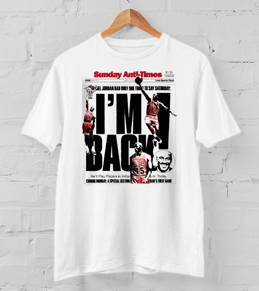 Sunday Anti-Times Zion Williamson I'm Back T-Shirt