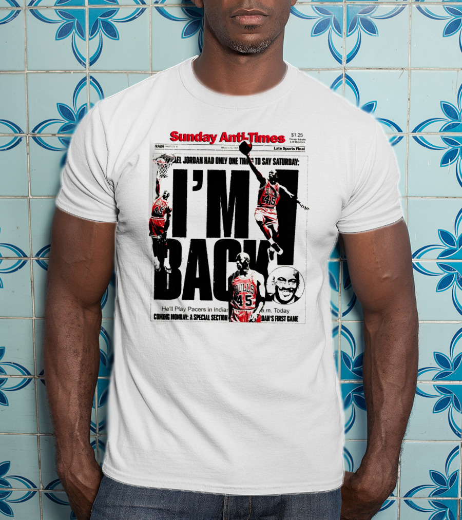 Sunday Anti-Times Zion Williamson I'm Back T-Shirt