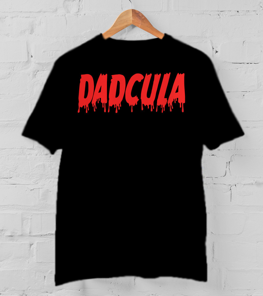 DADCULA Red Spooky Dripping Halloween T-Shirt