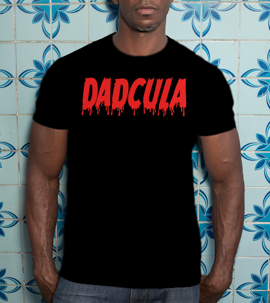 DADCULA Red Spooky Dripping Halloween T-Shirt
