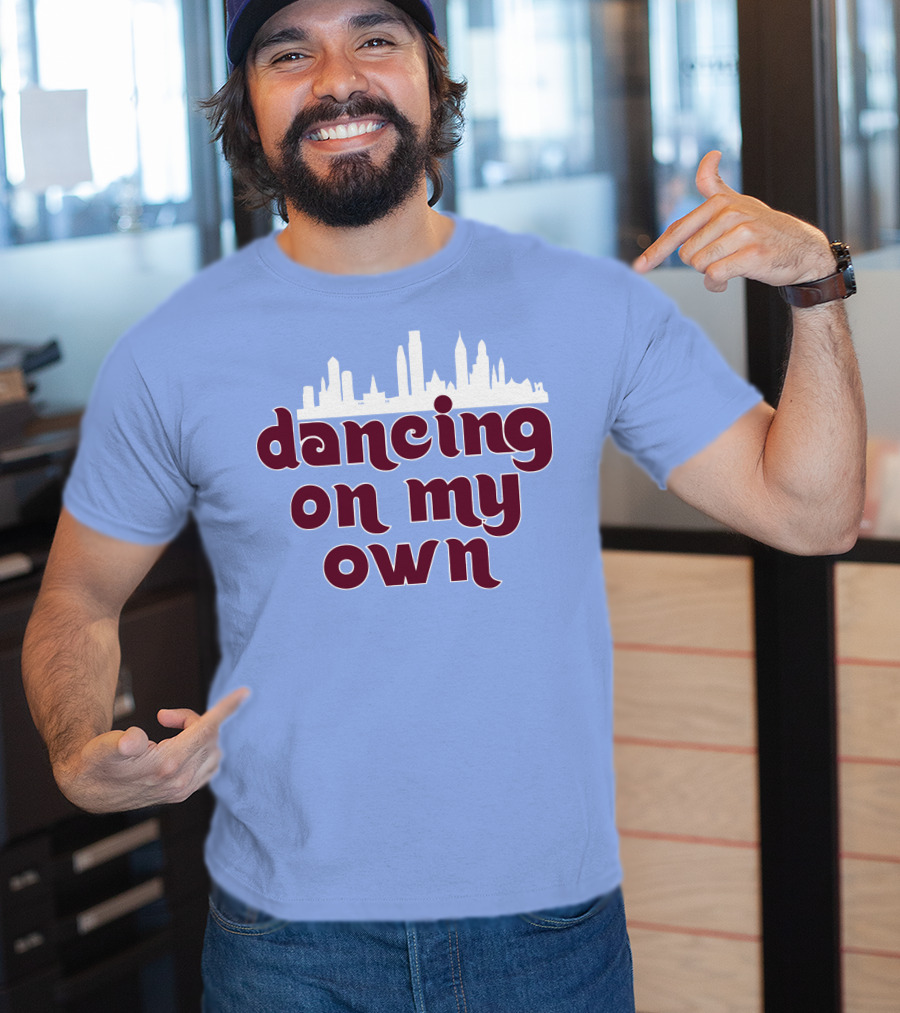 Phillies Dancing On My Own City Skyline T-Shirt