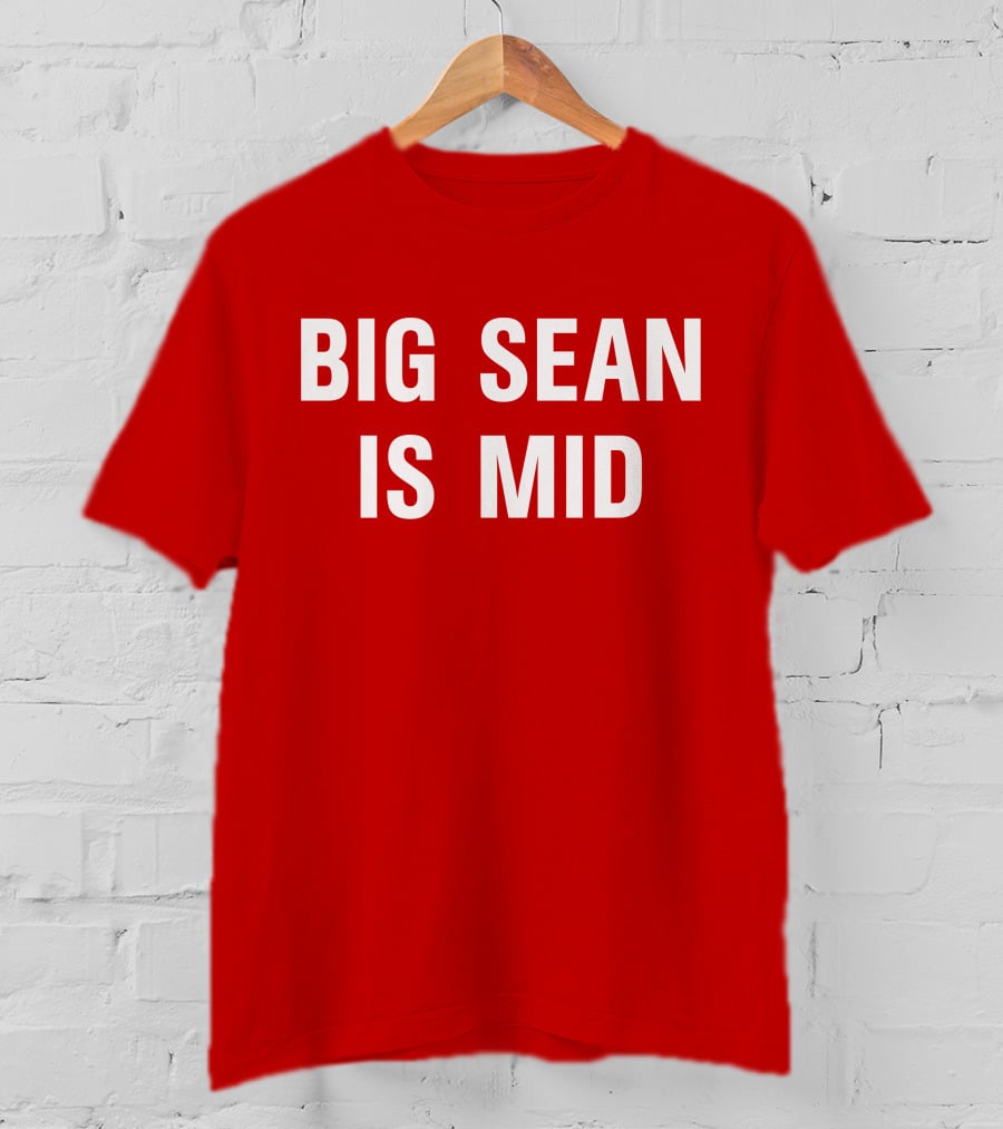 Big Sean Is Mid Statement In T-Shirt