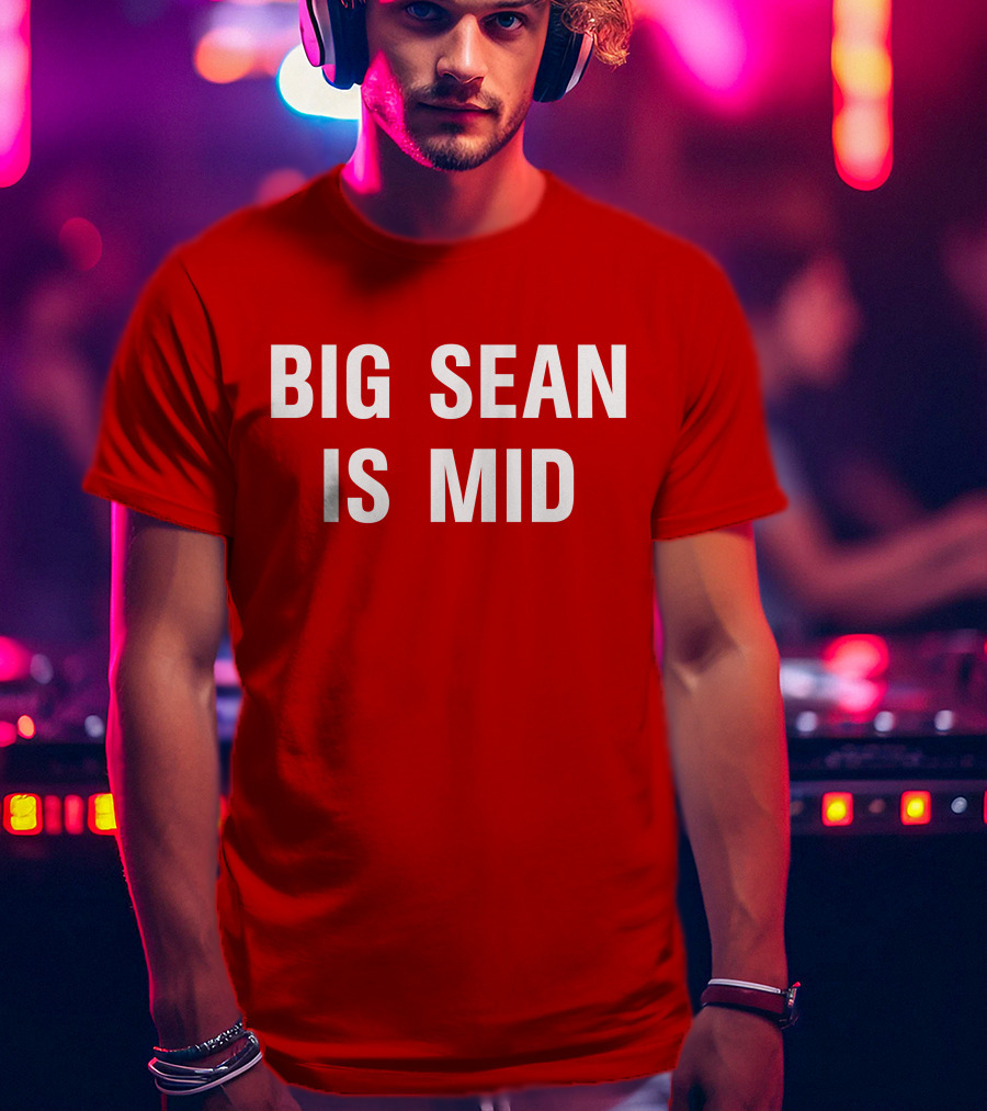 Big Sean Is Mid Statement In T-Shirt