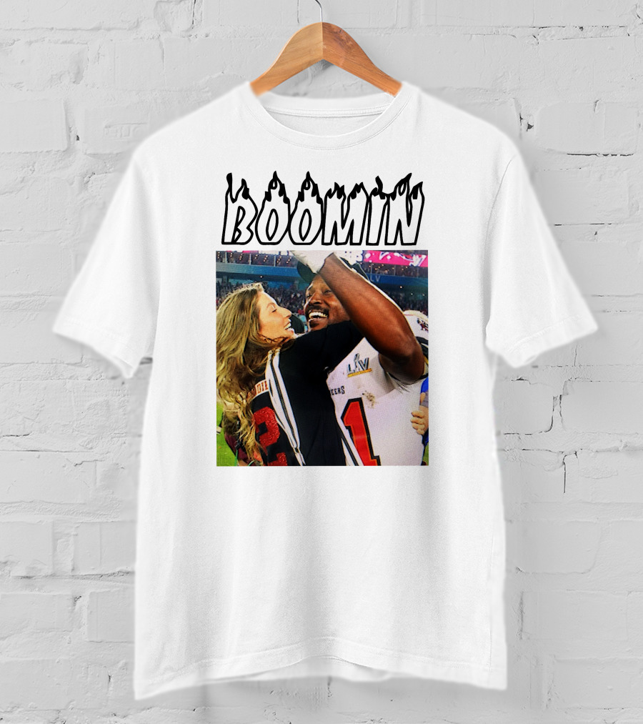 Boomin Antonio Brown Gisele NFL T-Shirt
