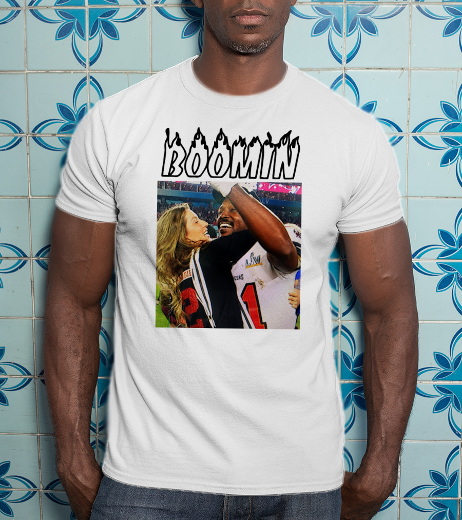 Boomin Antonio Brown Gisele NFL T-Shirt