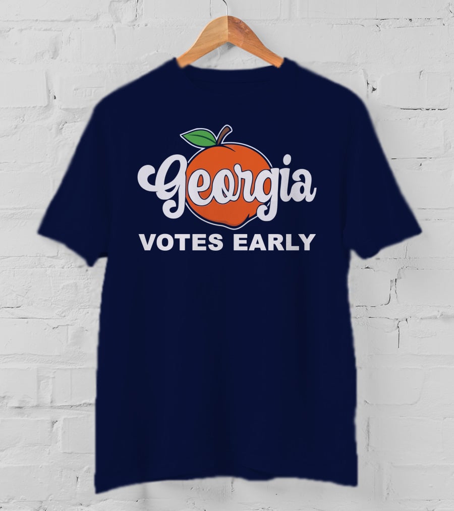 Georgia Votes Early Peach T-Shirt