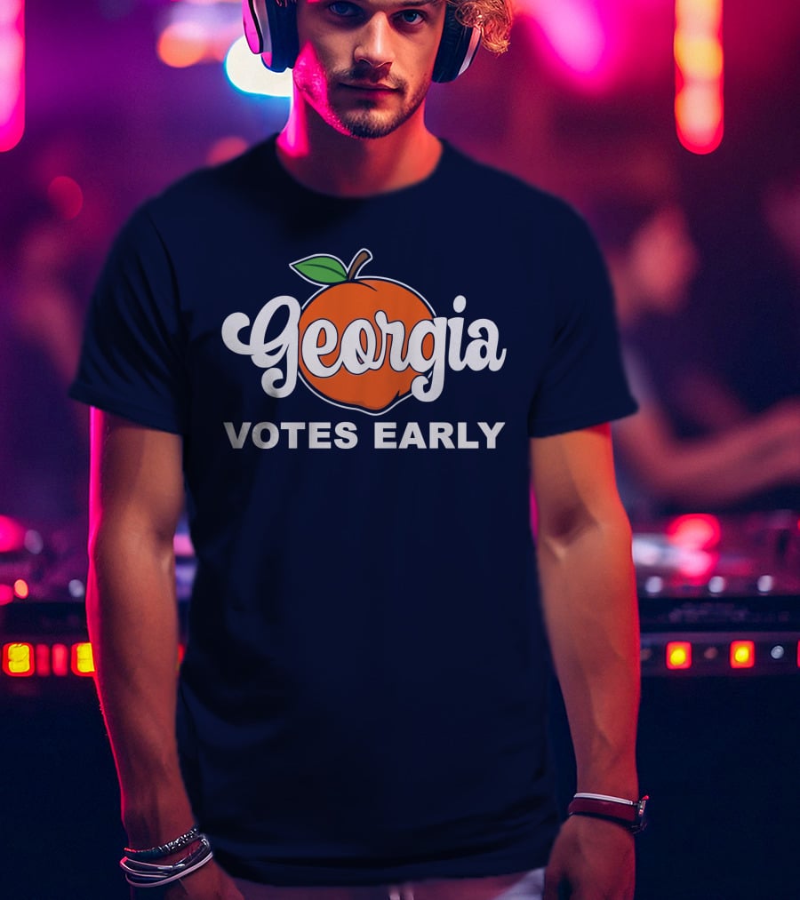 Georgia Votes Early Peach T-Shirt