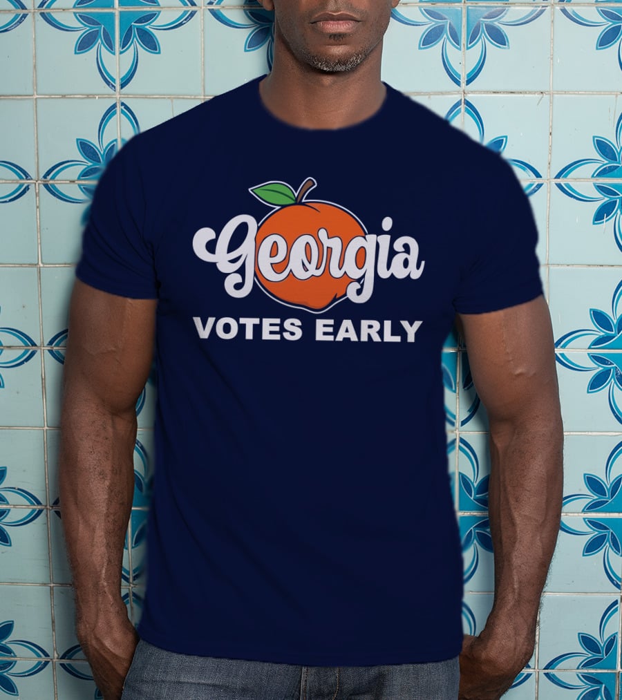 Georgia Votes Early Peach T-Shirt