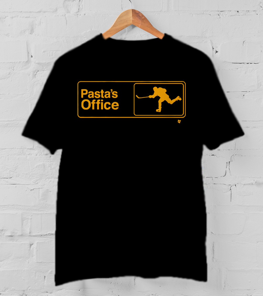David Pastrnak Pasta's Office Hockey T-Shirt