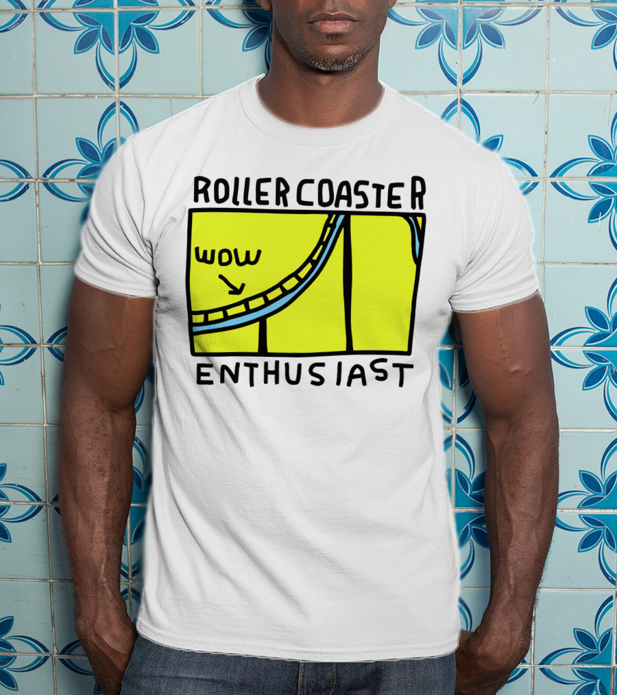 Roller Coaster Enthusiast Wow T-Shirt