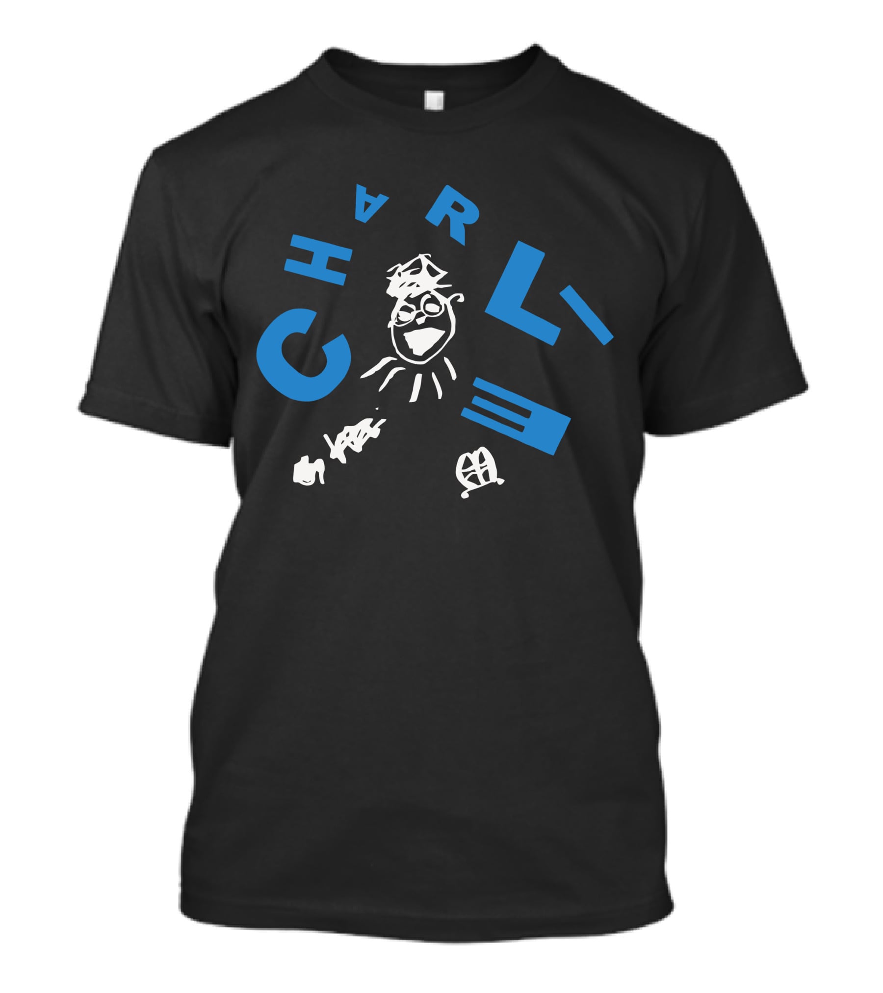 Charlie Puth Charlie Scribble Face Text Elements T-Shirt