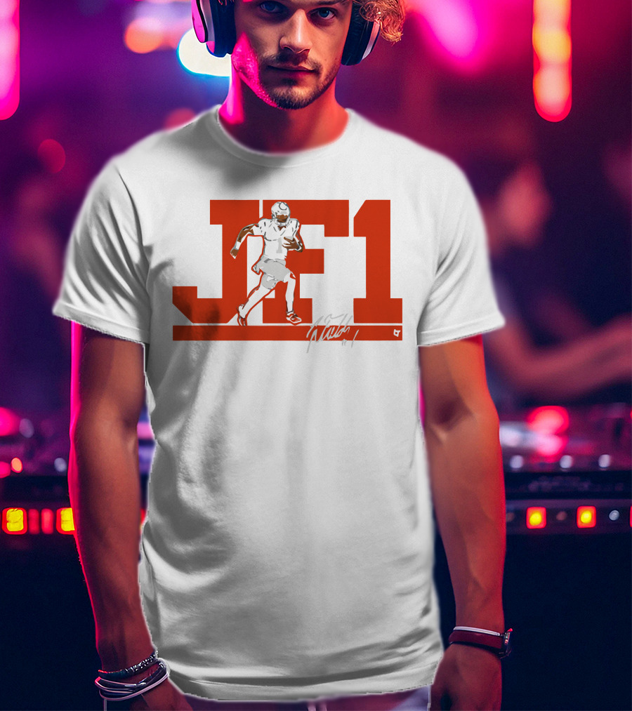 JF1 Justin Fields Football Signature T-Shirt