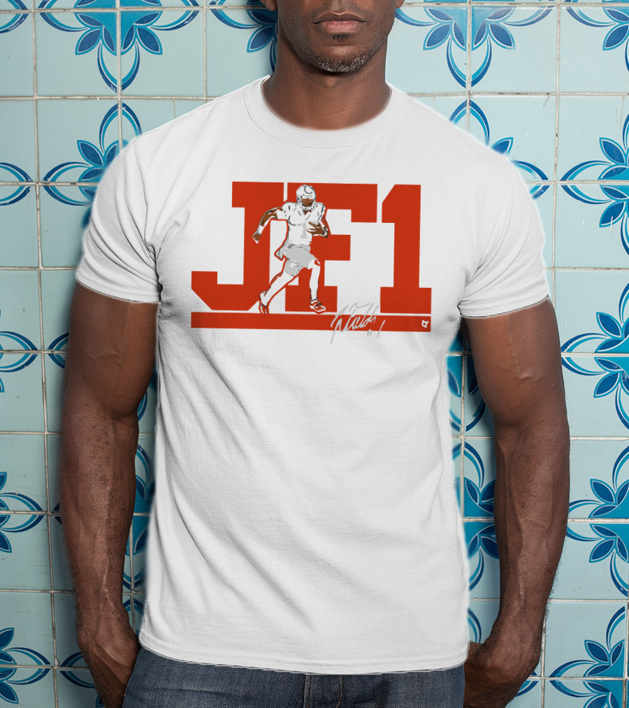 JF1 Justin Fields Football Signature T-Shirt