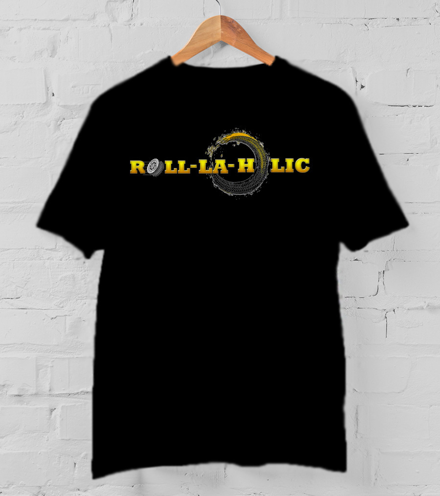 Roll-La-Holic Tire Tread Circular T-Shirt