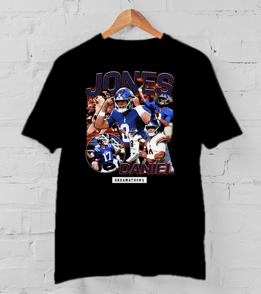 Daniel Jones Dreamathon Football Highlights T-Shirt