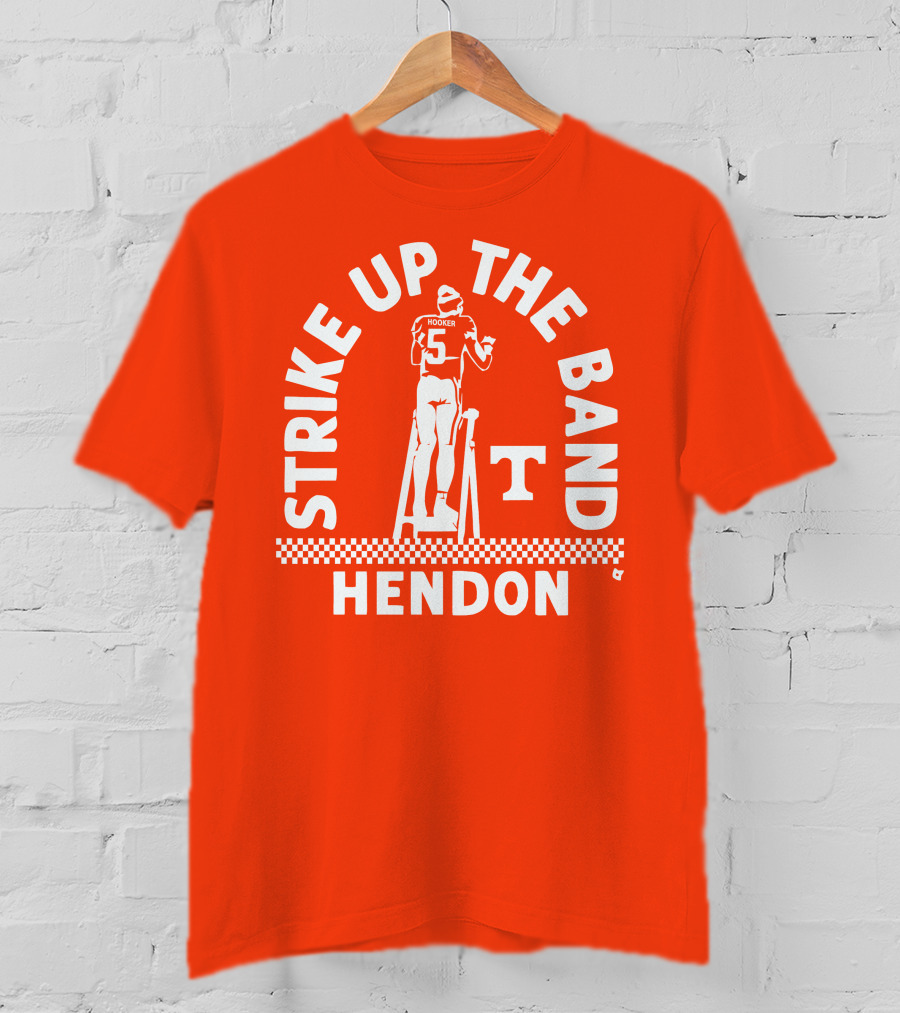 Tennessee Football Strike Up The Band Hendon Hooker T-Shirt