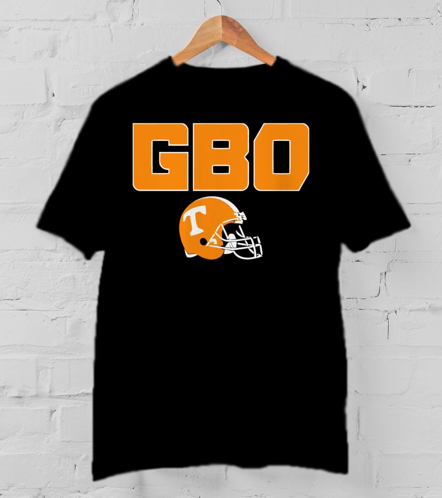 GBO Tennessee Football Go Big Orange T Helmet T-Shirt