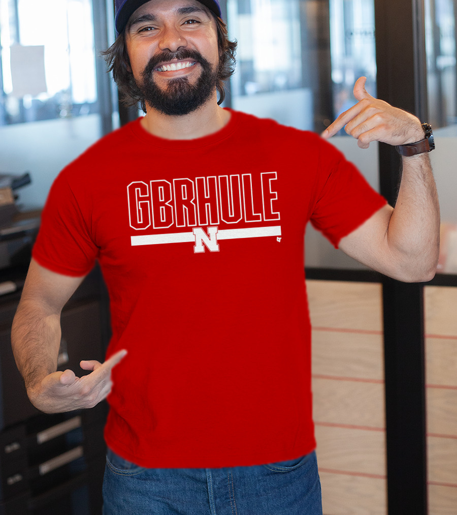 Nebraska Football GBRHULE N Logo T-Shirt
