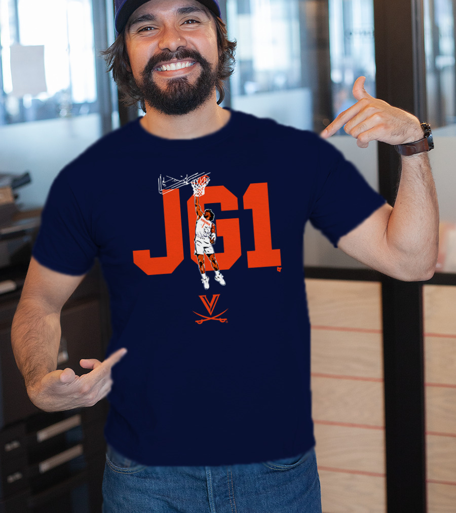 Virginia Basketball Jayden Gardner JG1 Dunk T-Shirt