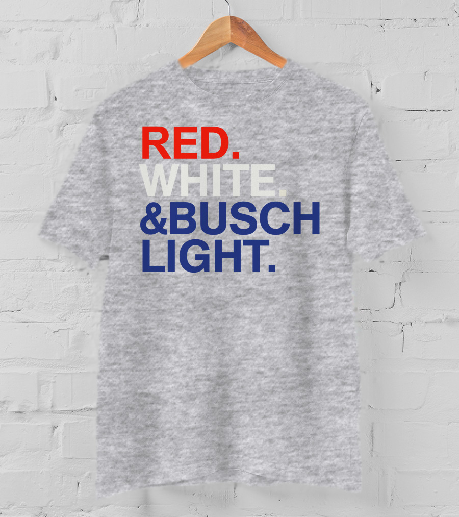 Rodney Davis Red White And Busch Light T-Shirt