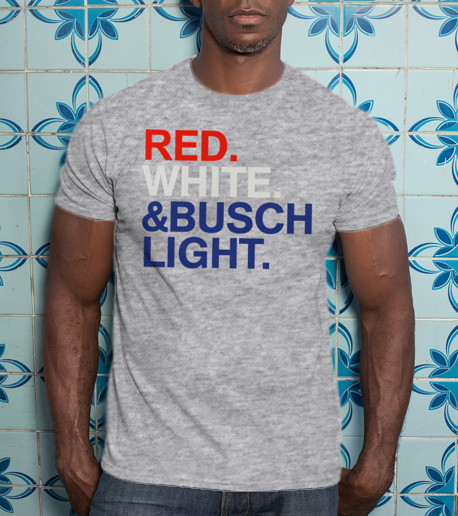 Rodney Davis Red White And Busch Light T-Shirt