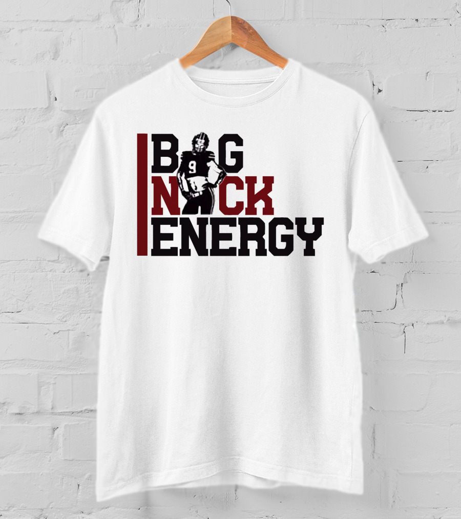 Big Nick Energy Nick Muse Football Number 9 Player T-Shirt