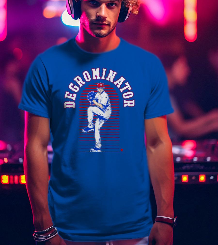 Degrominator Jacob DeGrom Baseball Pitching 48 T-Shirt