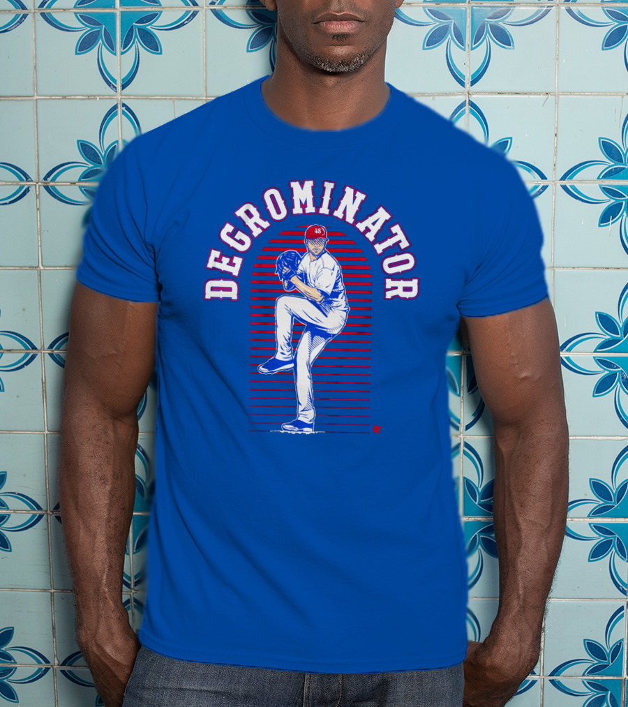 Degrominator Jacob DeGrom Baseball Pitching 48 T-Shirt