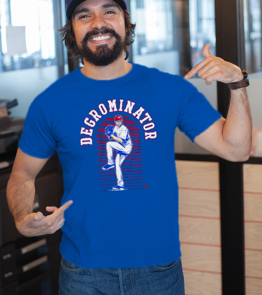 Degrominator Jacob DeGrom Baseball Pitching 48 T-Shirt