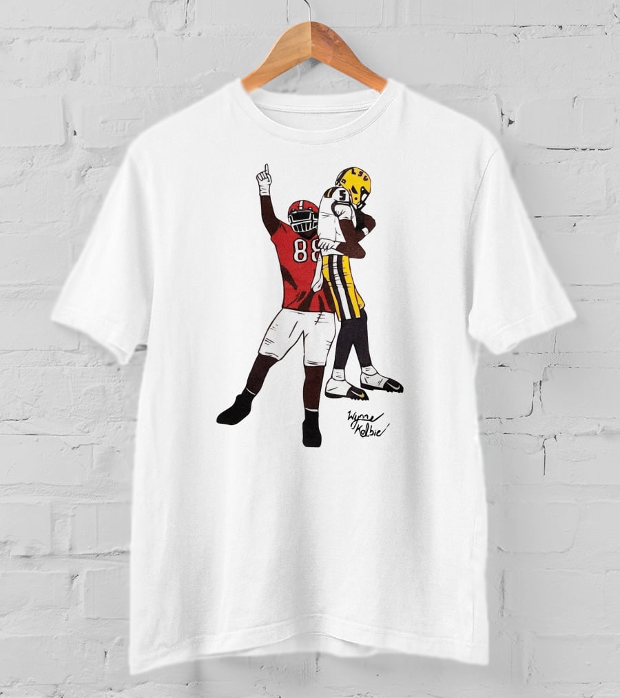Go Dawgs Wynne Kolbie Football Celebration 88 T-Shirt