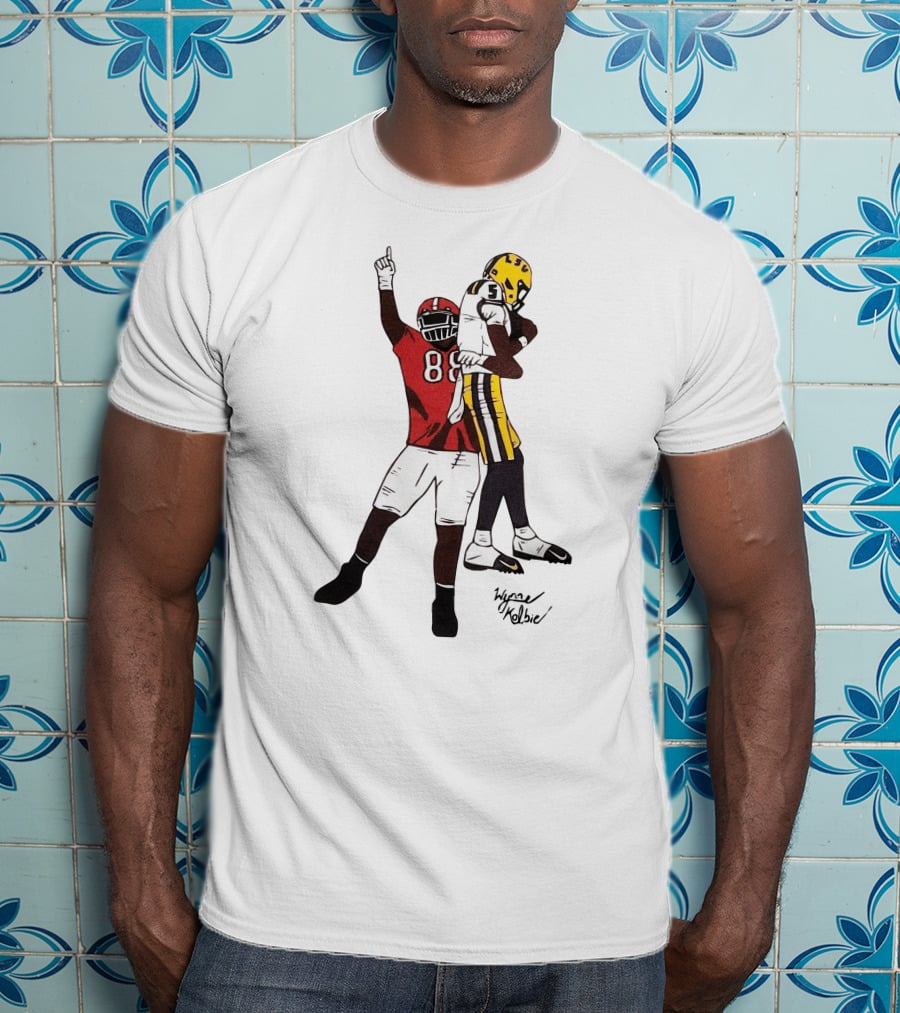 Go Dawgs Wynne Kolbie Football Celebration 88 T-Shirt
