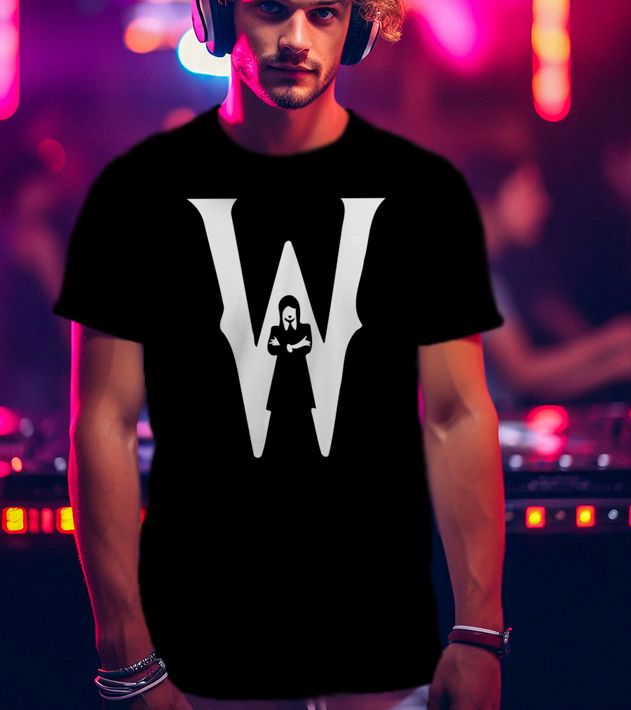 Wednesday Addams Nevermore Trending TV Series Iconic 'W' Logo T-Shirt