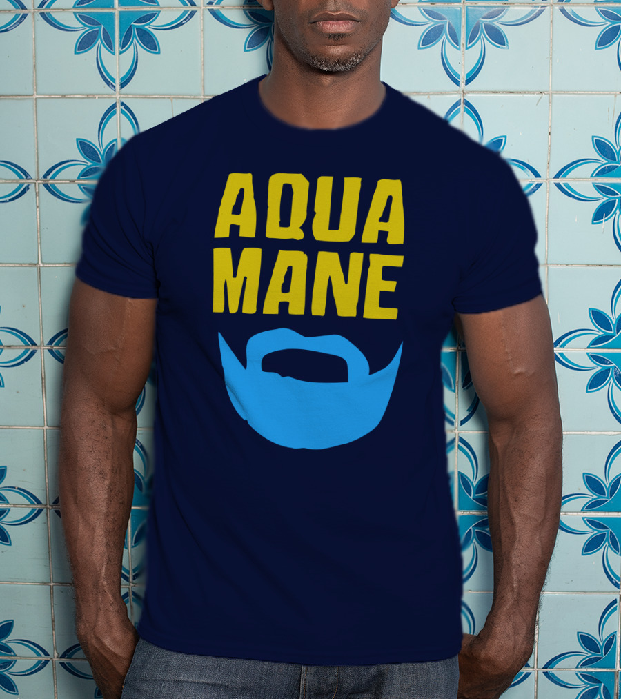 Aqua Mane Steven Adams Beard T-Shirt