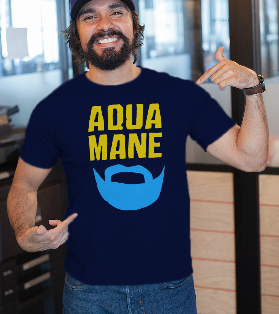 Aqua Mane Steven Adams Beard T-Shirt