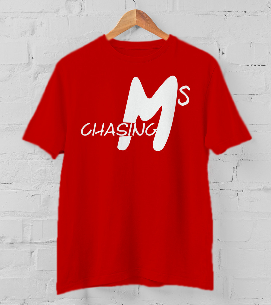 Chasing Ms Retro Style Bold Red T-Shirt
