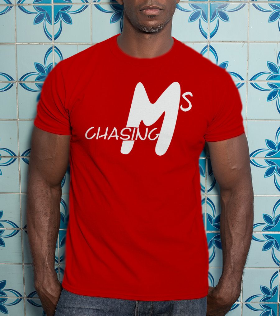 Chasing Ms Retro Style Bold Red T-Shirt