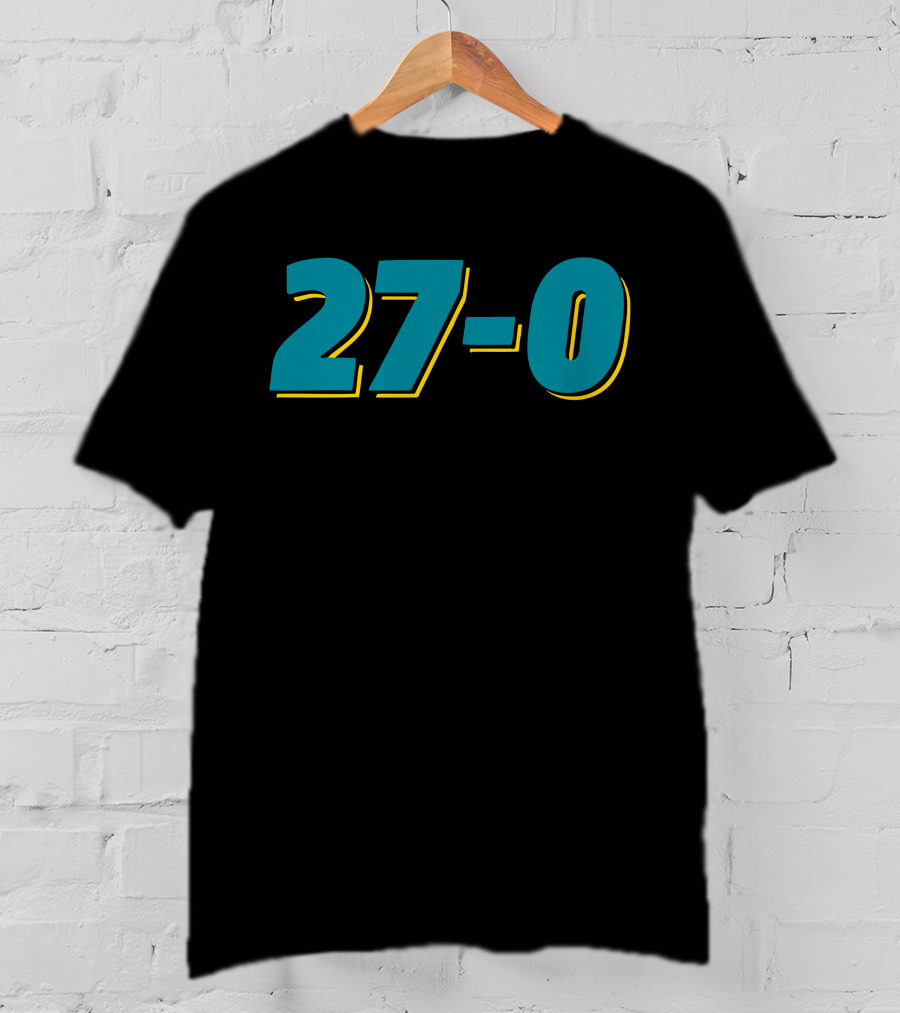 Jacksonville 27-0 Victory Score T-Shirt