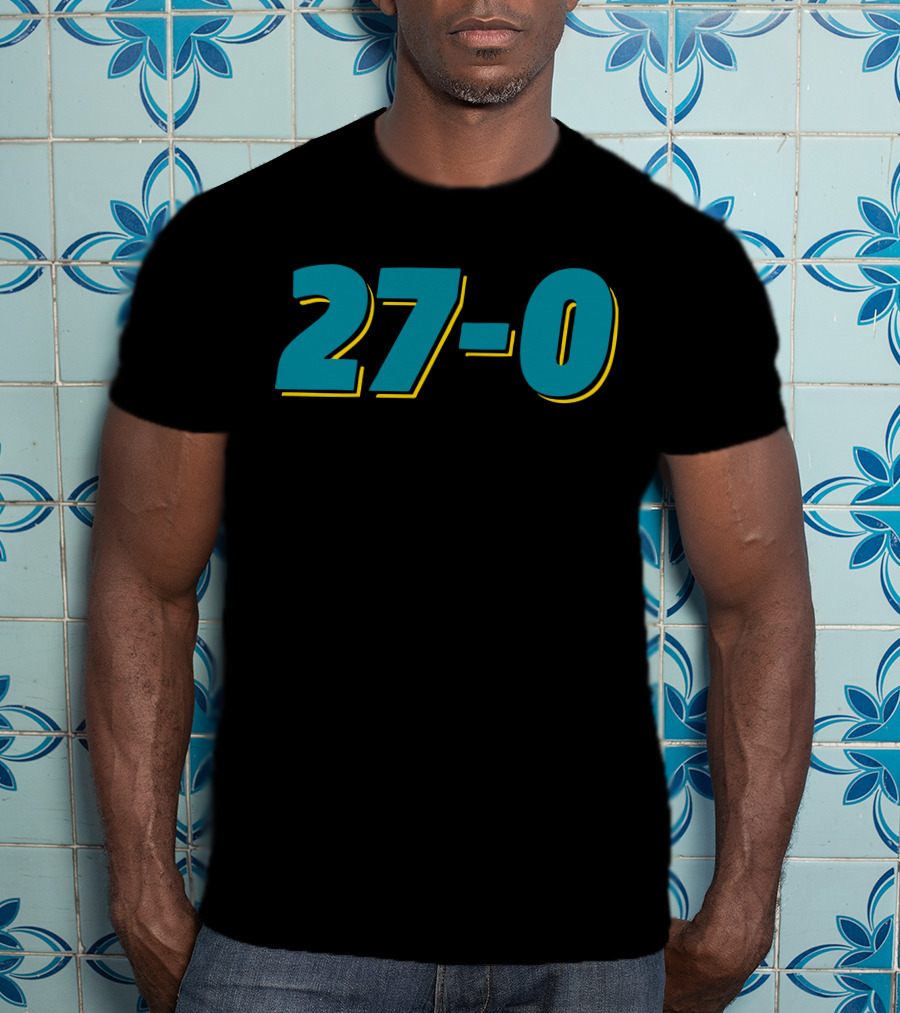 Jacksonville 27-0 Victory Score T-Shirt