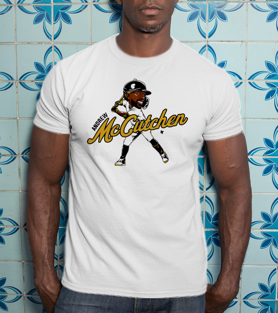 Andrew McCutchen Baseball Caricature T-Shirt