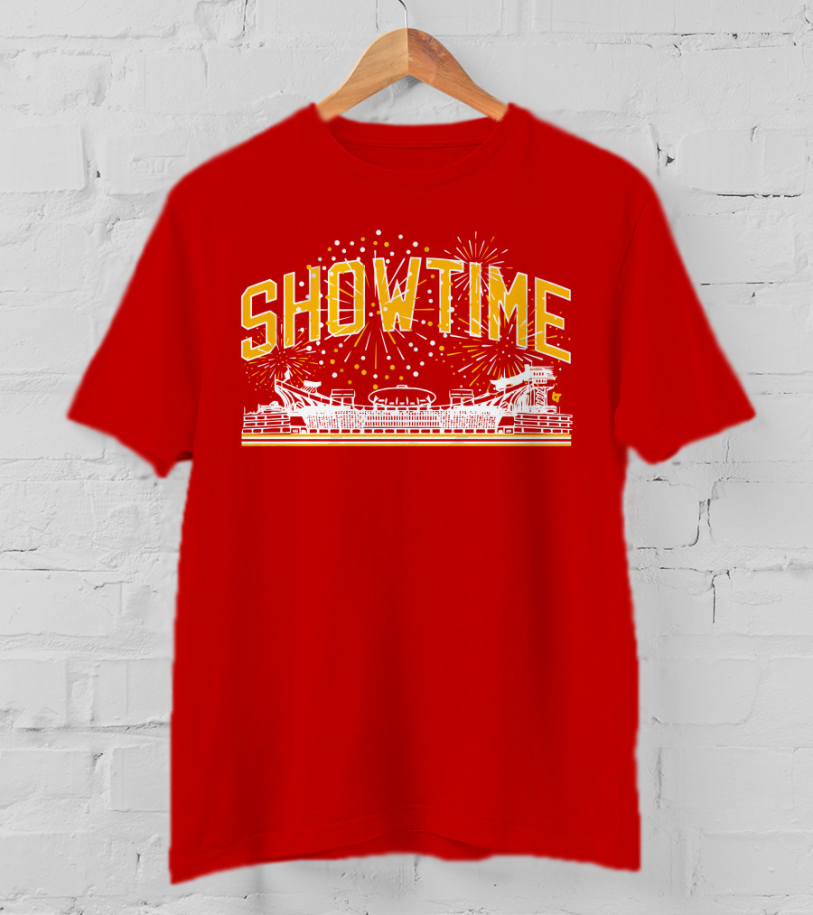 Kansas City Showtime Football Fireworks T-Shirt