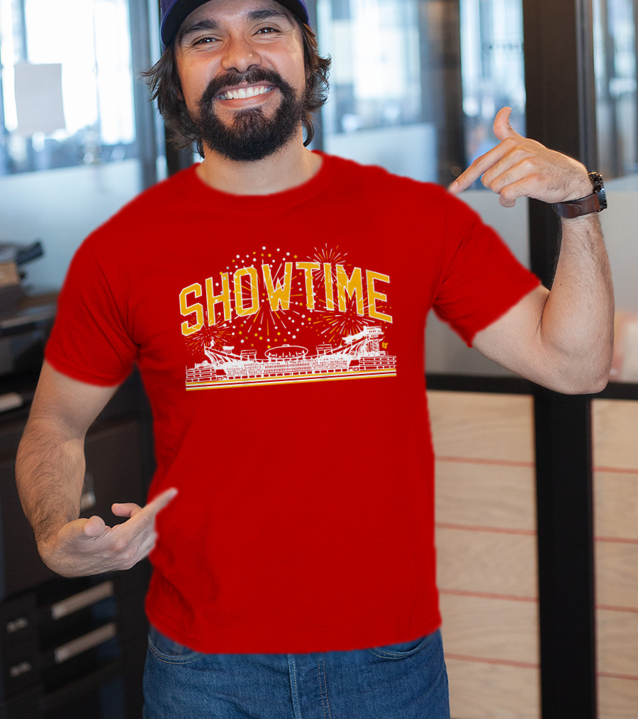 Kansas City Showtime Football Fireworks T-Shirt