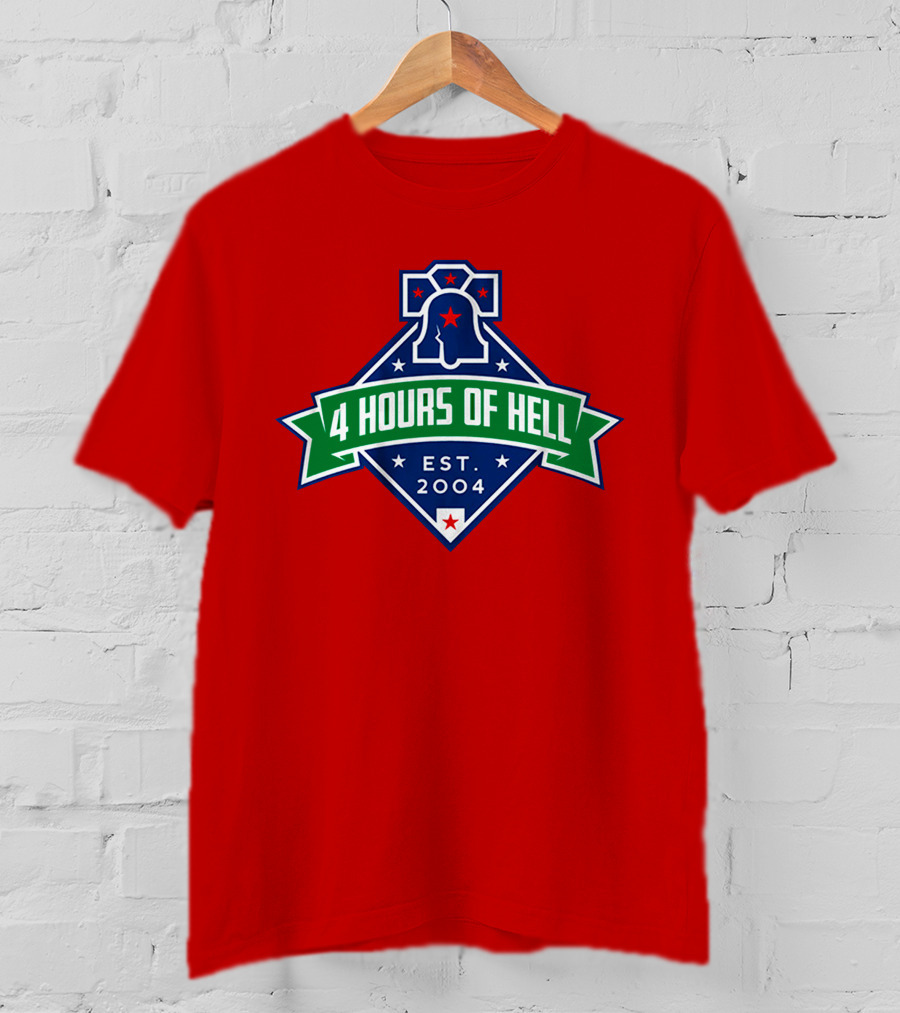 4 Hours Of Hell Philadelphia EST 2004 Liberty Bell T-Shirt