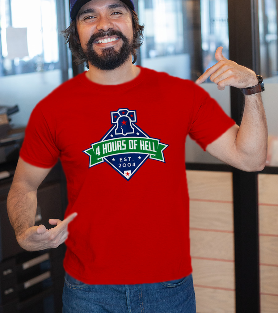 4 Hours Of Hell Philadelphia EST 2004 Liberty Bell T-Shirt