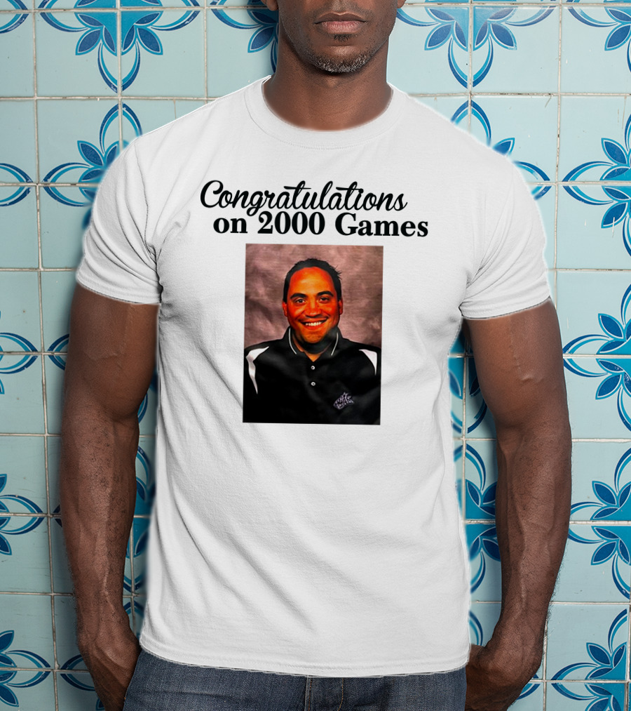 Congratulations On 2000 Games T-Shirt