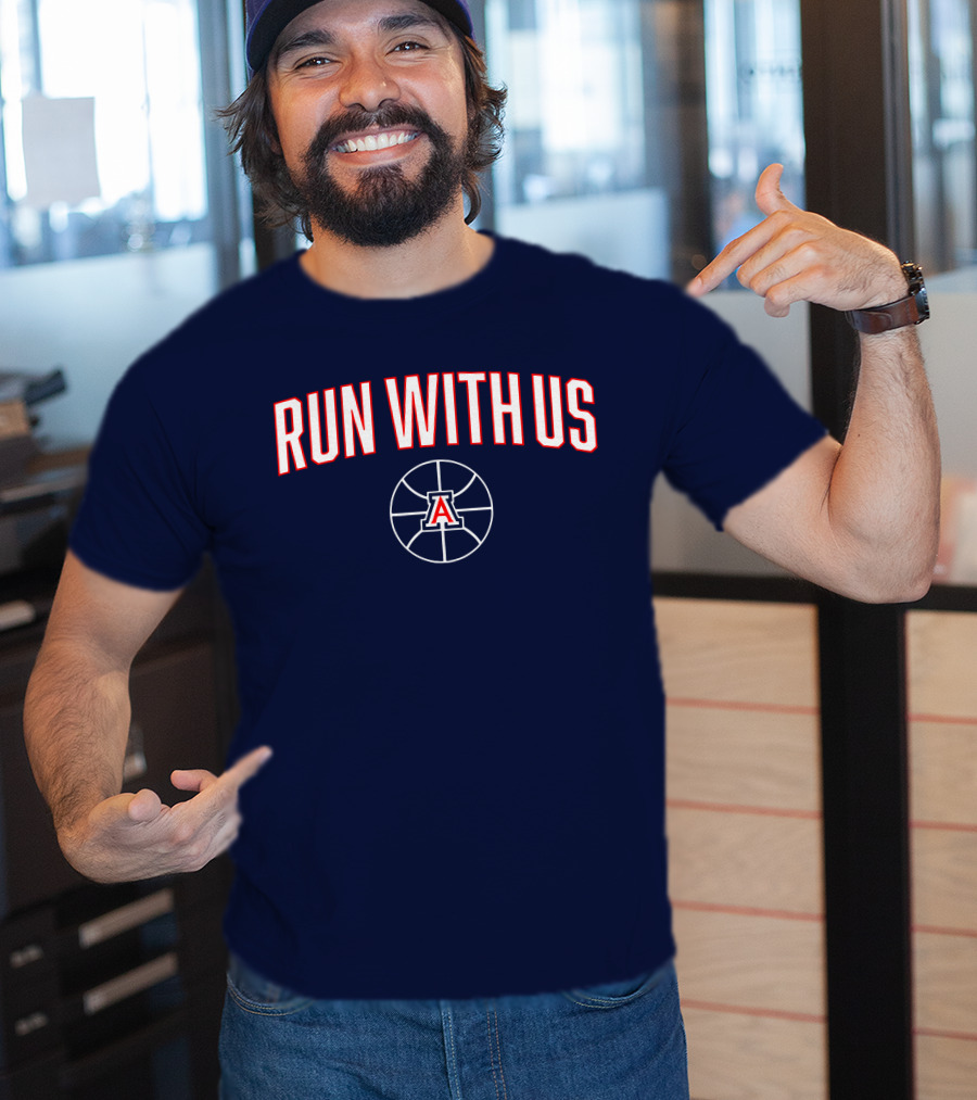 RUN WITH US Arizona Basketball A T-Shirt