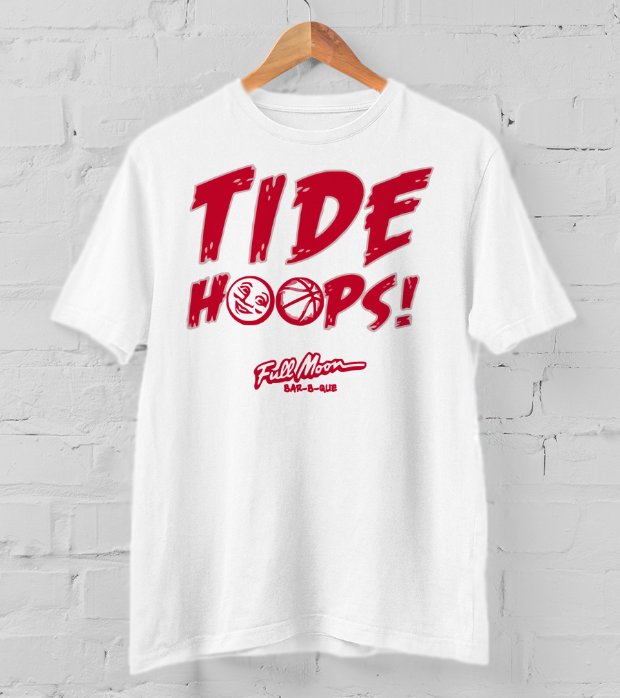 Tide Hoops Full Moon Bar-B-Que Basketball Event T-Shirt