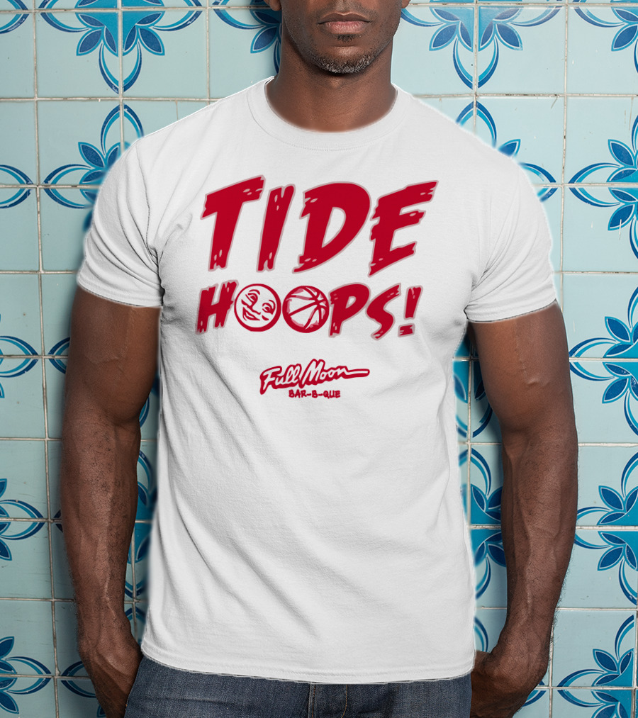 Tide Hoops Full Moon Bar-B-Que Basketball Event T-Shirt