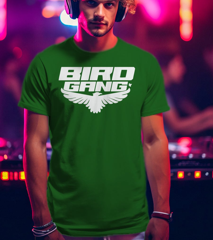 Bird Gang Eagles Wing Emblem T-Shirt