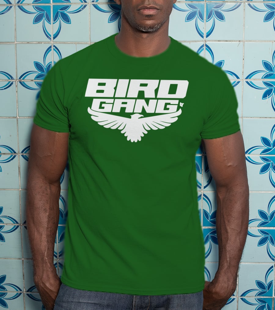 Bird Gang Eagles Wing Emblem T-Shirt